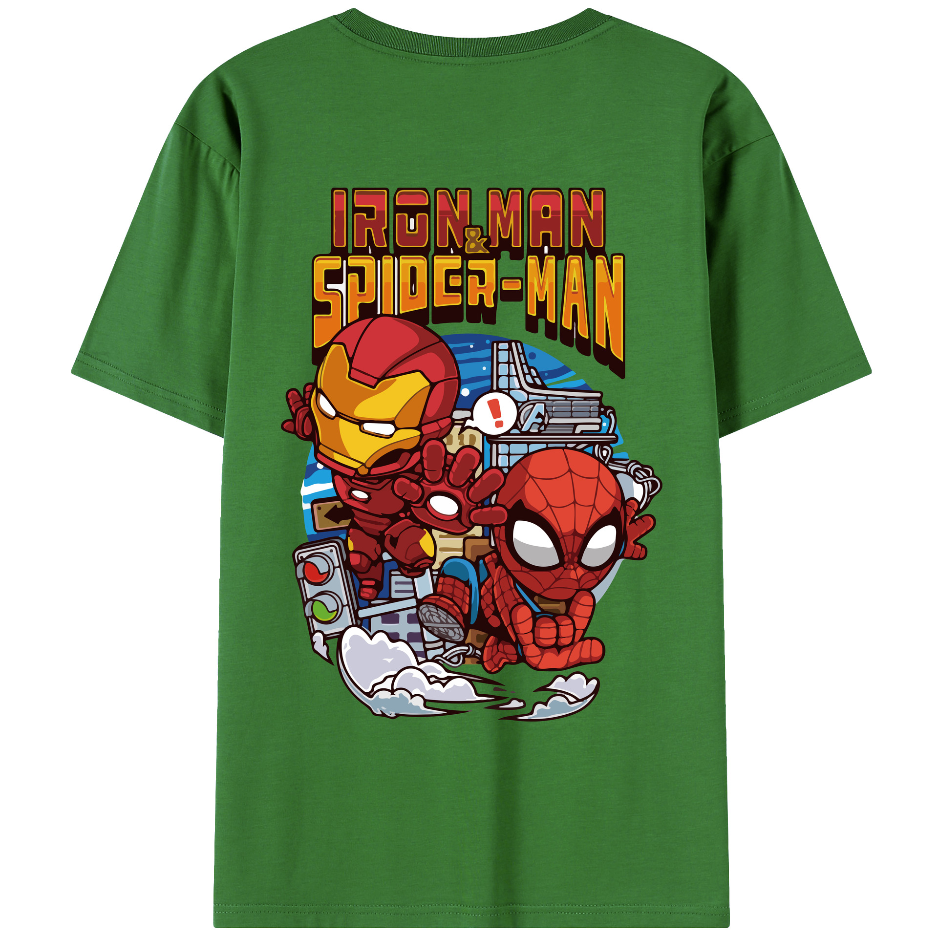 （画像用） アベンジャーズ The Avengers レディース半袖Tシャツ(バックプリント)